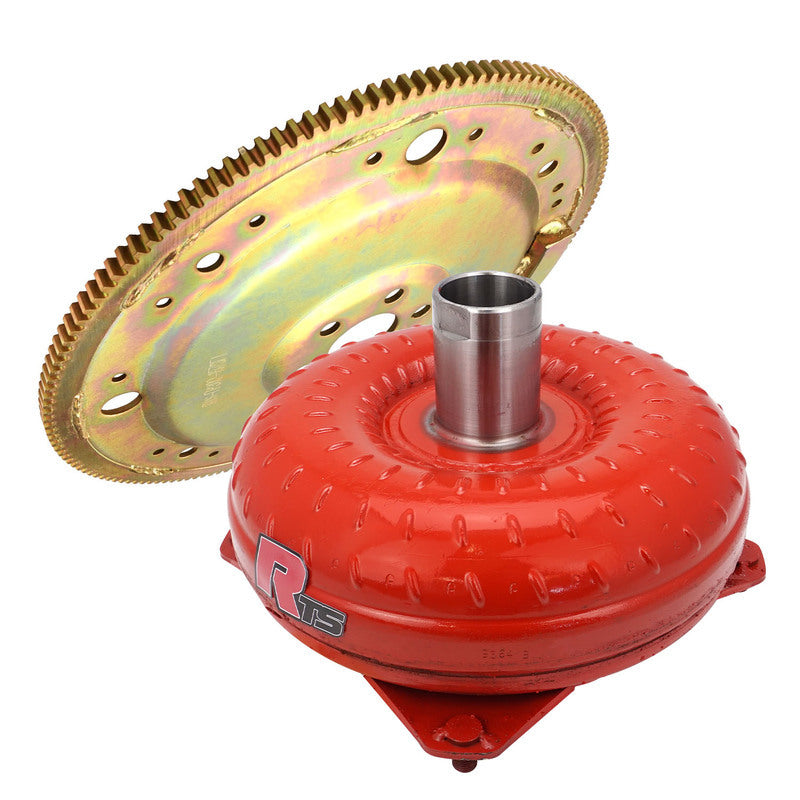 RTS Bandit Plus 10, High Stall Torque Converter & Flexplate Package, SB Ford C4 26 Spline, 2800-3200 Stall, 650HP, Each - RTSTC-2002-K RTSTC-2002-K