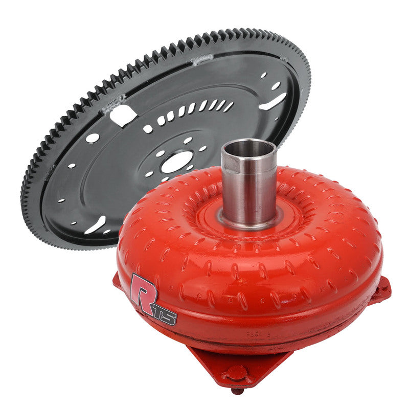 RTS Bandit Plus 10, High Stall Torque Converter & Flexplate Package, SB Ford C4 26 Spline, 3200-3600 Stall, 650HP, Each - RTSTC-2003-K RTSTC-2003-K