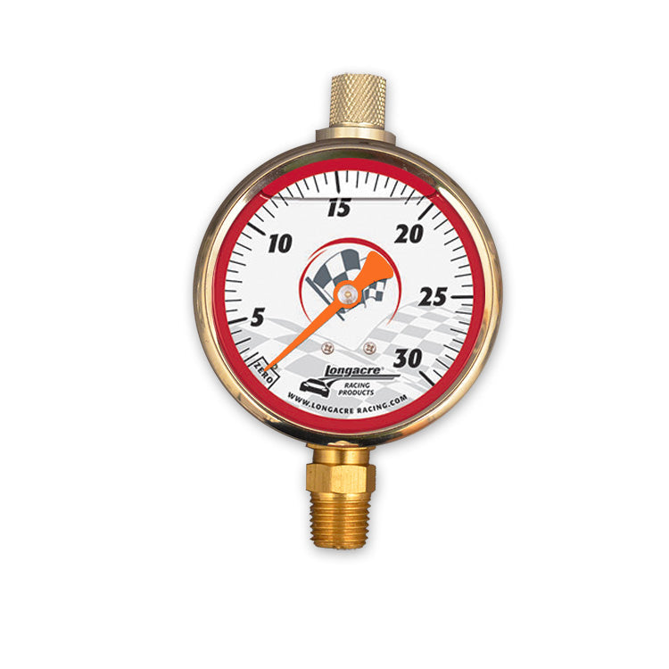 Longacre Liquid Filled 2½" Tire Pressure Gauge Head Only - 52-52082 52-52090
