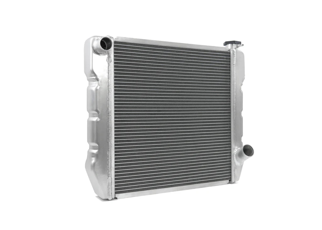 Fenix Universal Stock Car Radiator - Top Outlet Pipe Left / Bottom Outlet Pipe Right.