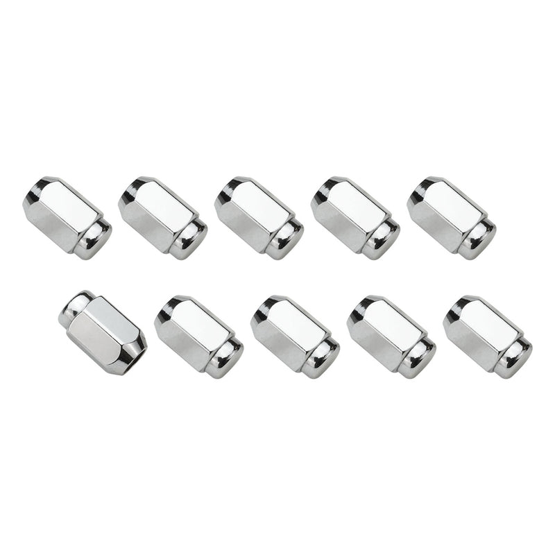 Wheel Lug Nut Kit, Chrome, Acorn Bulge, length 1.42, M12 x 1.50, Set of 10 - STP-WN5405K10-CHM STP-WN5405K10-CHM