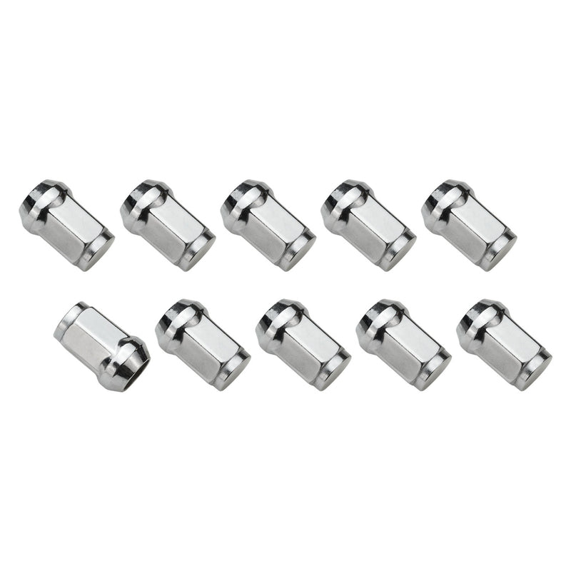 Wheel Lug Nut Kit Chrome, Acorn Bulge, length 1.42, M14 x 1.50, Set of 10 - STP-WN5454K10-CHM STP-WN5454K10-CHM