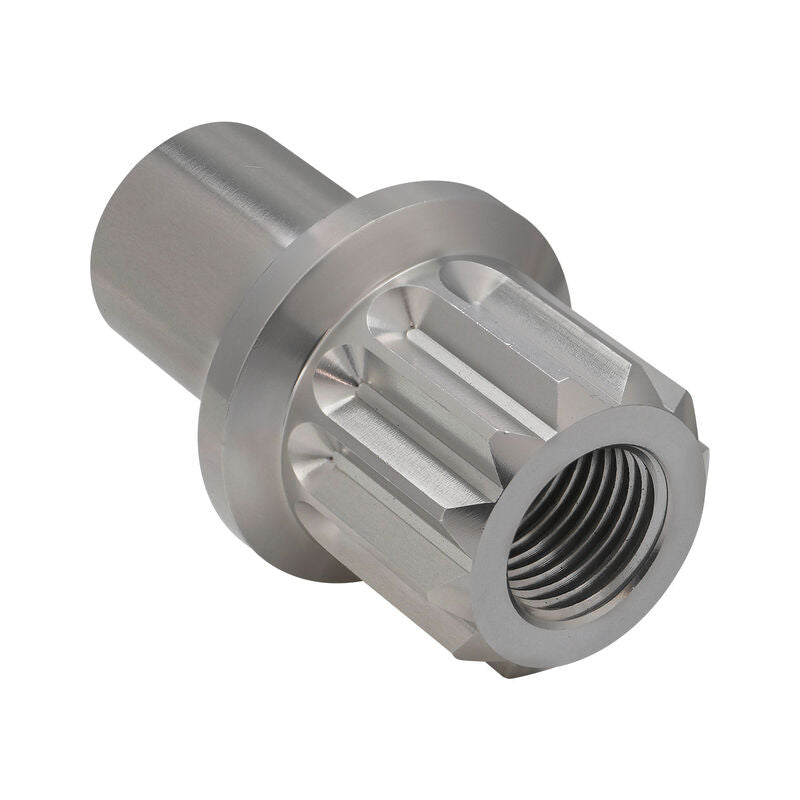 Street Pro Wheel Lug Nut & Washer Kit, 7/16''-20 Open, Cold Forged Billet Aluminium, 0.850" Shank, Silver, Set of 10 - STP-WN6200K10-SIL-O