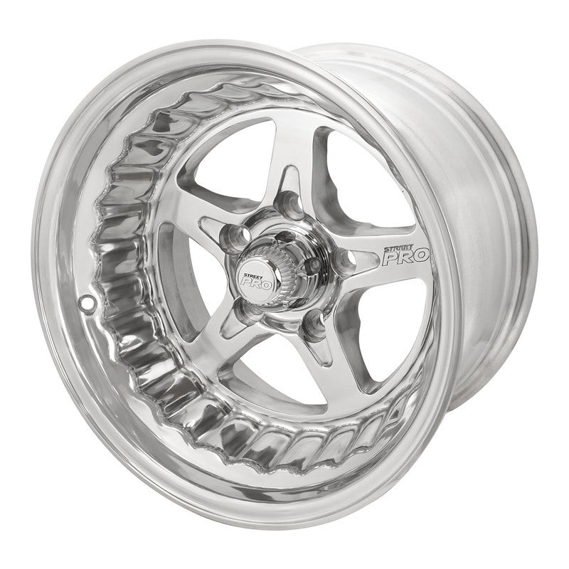 Street Pro ll Convo Pro Wheel Polished 15x8.5' For Ford Bolt Circle 5x 4.50', (-32) 3.50' Back Space - STP002-158000F-POL STP002-158000F-POL