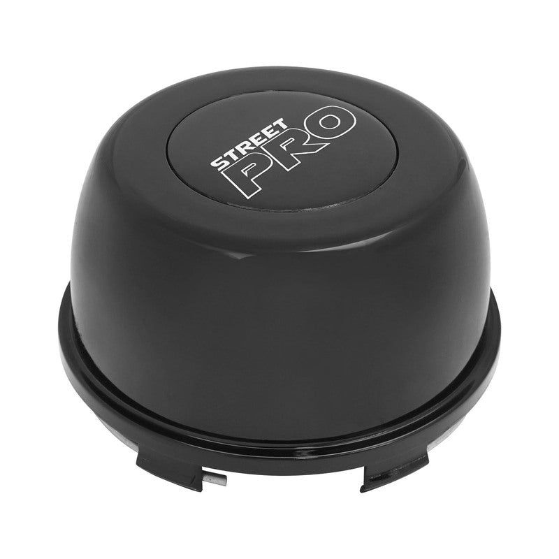 Street Pro Wheels Center Cap, Suit 002 Commodore & Late Falcon Wheels, Push-In, Black - STP002-CL80-BK STP002-CL80-BK