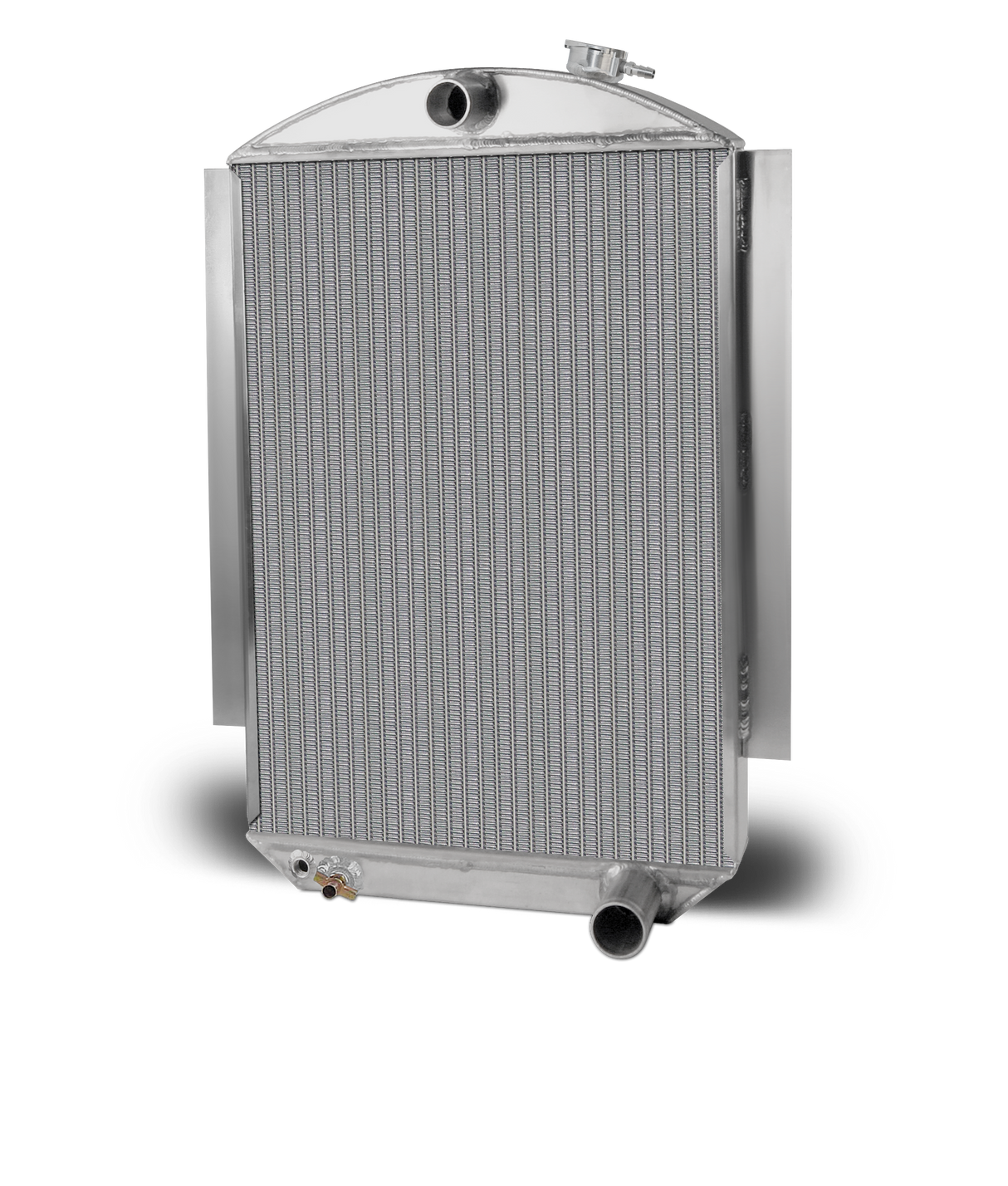 AFCO 1938 Chevy Car Aluminum Radiator and Shroud - Chevy Engine - 80143-B-SP-N 80143-S-NA-N