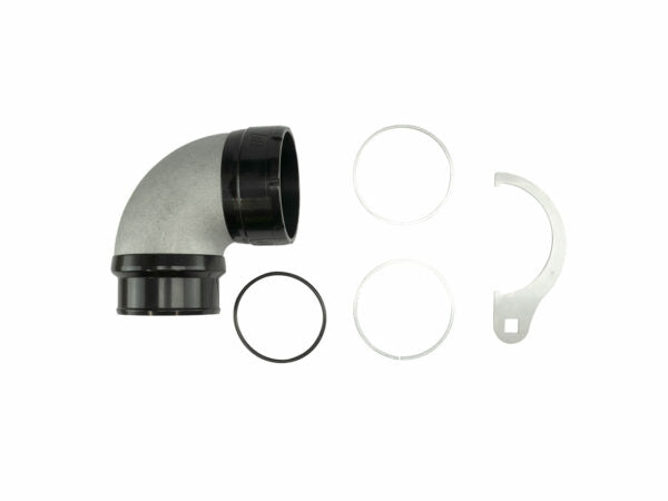 Turbosmart LockSleeve Turbo Adapter Compressor Outlet 2.50″ to 90 Elbow Hose Barb 2.50″ - TS-199-3023