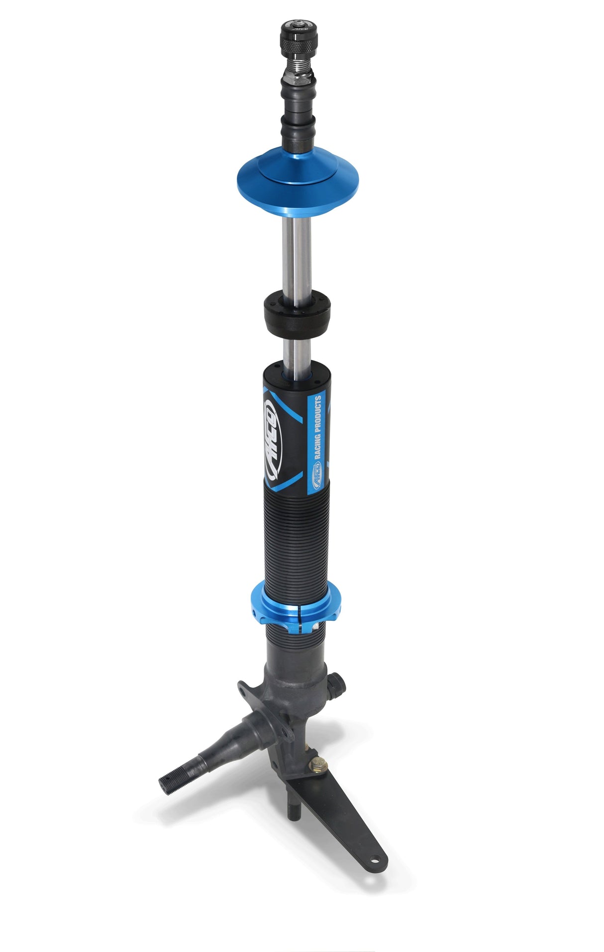 AFCO Terminator Spindle Mount Adjustable Struts SS Aluminum Steering Arm 6 Inch Stroke Caster Camber Mount 15.77 Inch Comp 22.30 Inch Ext - 30760AC 30760AC
