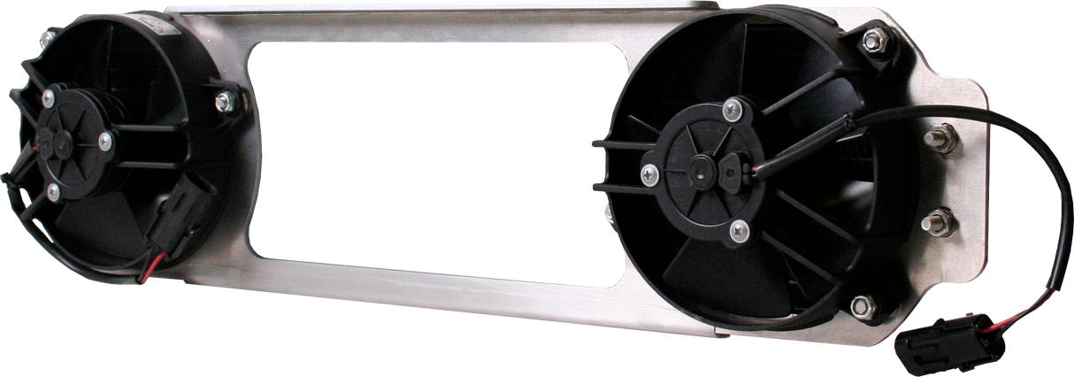 AFCO Aluminum Fan Shroud For 80275NDP 2003-04 Mustang Cobra (L - 24-1/8”) X (W - 2-3/8”) X (H - 6”) - 80275NFAN 80275NFAN