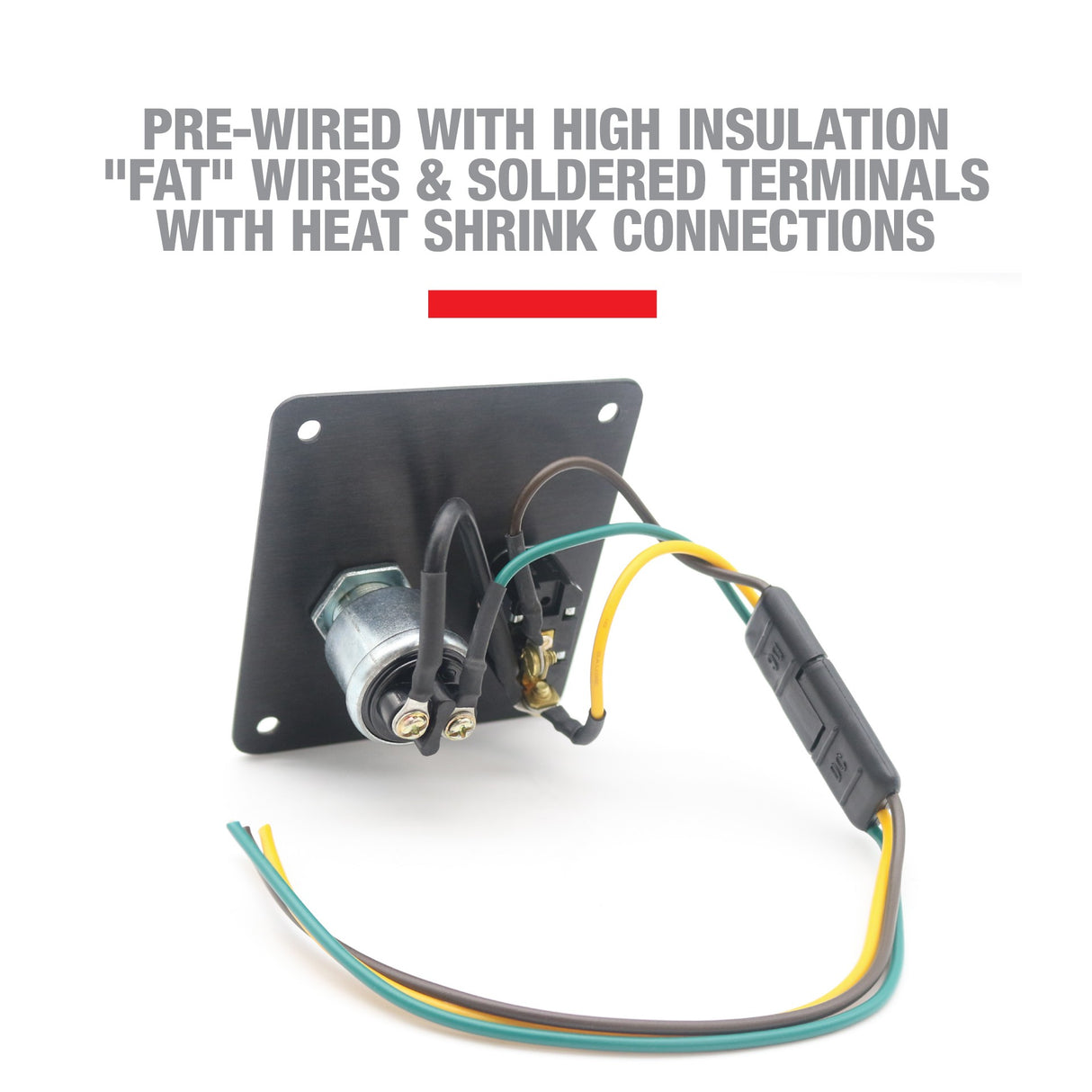 Longacre Start / Ignition Panel with WP Switch Covers