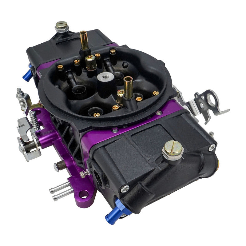 VPW Carburettor, Black Holley Style 750 cfm Billet , 4150 Square Bore, 4-Barrel, Mechanical Secondary, Each - VPW-C1127-BK VPW-C1127-BK