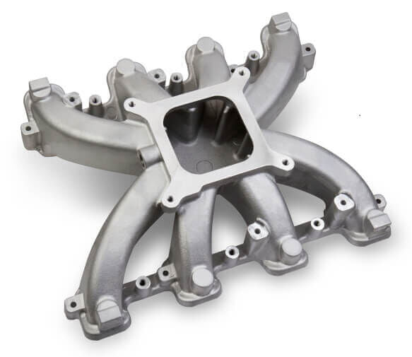 VPW Intake Manifold & Carburettor Kit, LS1 Holden Commodore ,Chev Air Max Single Plain, Repro Holley Style 750CFM Vac Sec, Carburettor, Kit - VPWM300132-Kit