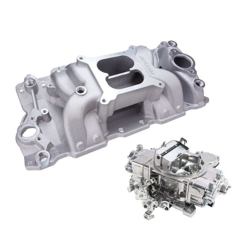 VPW Intake Manifold & Carburettor Kit, SB Chev, Air Max Intake, Repro Holley Style 750CFM Vac Sec, Carburettor, Kit - VPWM7501-KIT VPWM7501-KIT