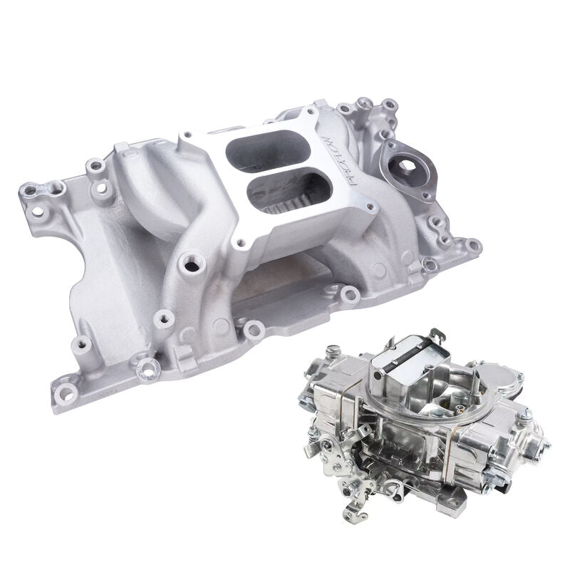 VPW Intake Manifold & Carburettor Kit, SB Chrysler, Air Max Intake, Repro Holley Style 750CFM Vac Sec, Carburettor, Kit - VPWM7576-KIT VPWM7576-KIT