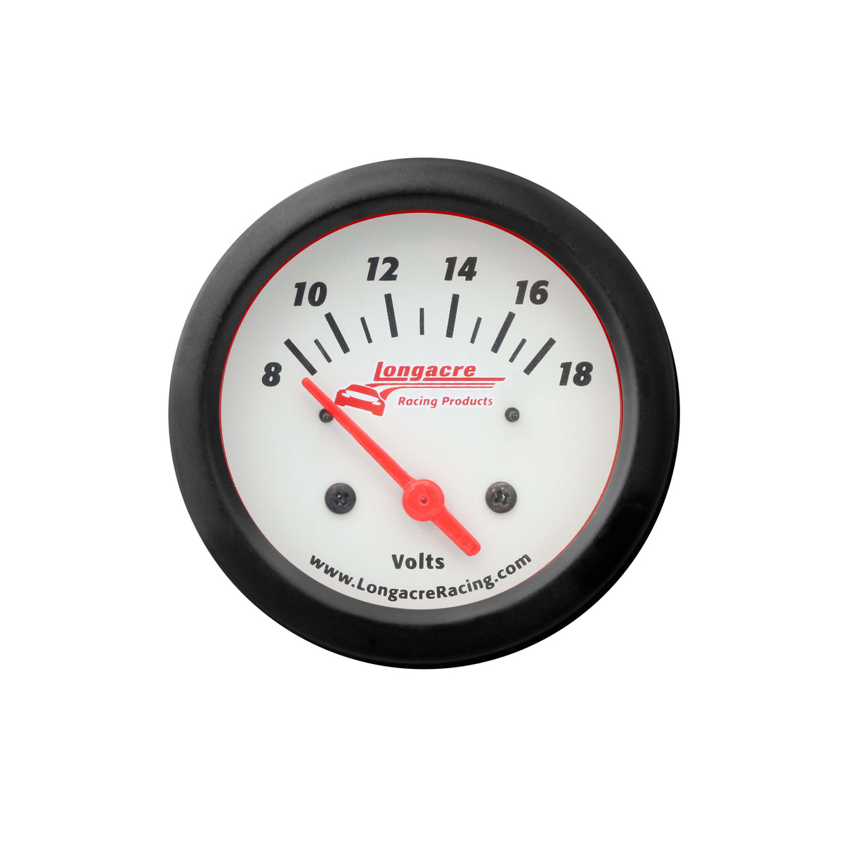 Longacre Sportsman™ Elite Voltage Gauge 8-18 Volts - 52-46905
