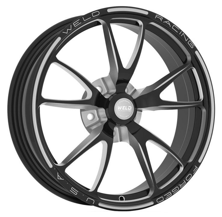 WELD Full Throttle Drag Front Runner 1-Piece - Black (WE782B-15202) WE782B-15202