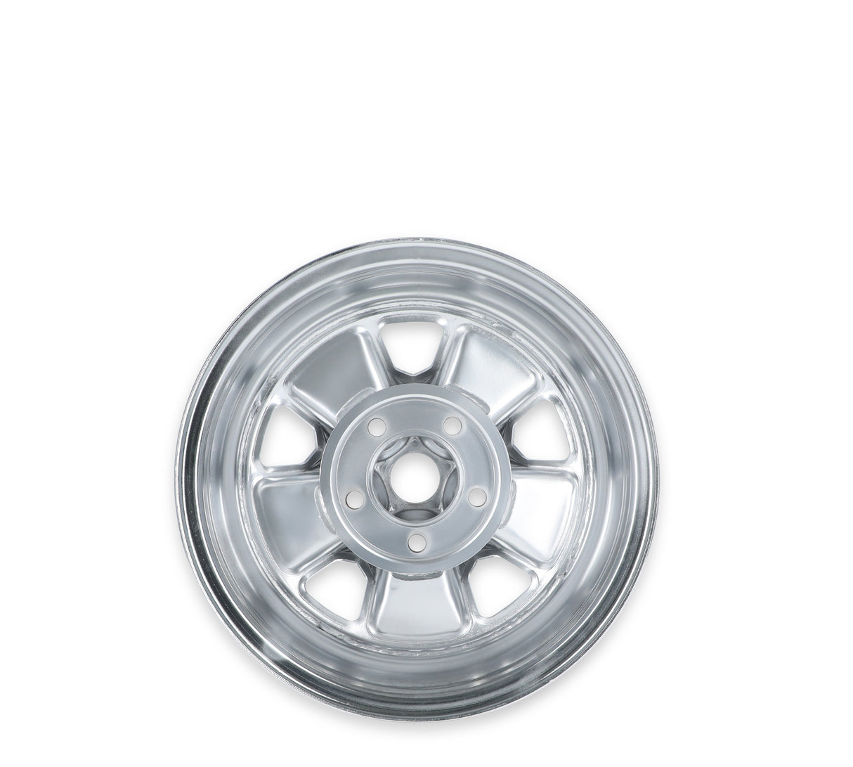 Scott Drake 14x7 Styled Steel Wheel Chrome/Charcoal - C5ZZ-1007-BR