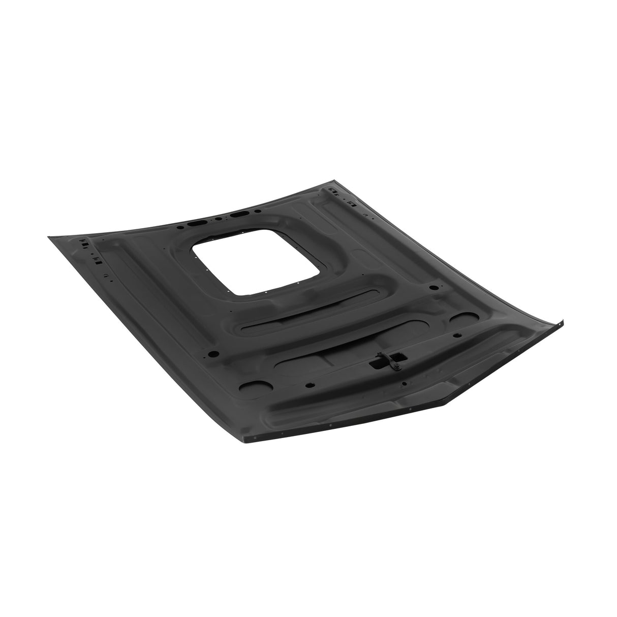 Scott Drake Hood with Shaker Hole Pre-cut - C9ZZ-16612-SHKR