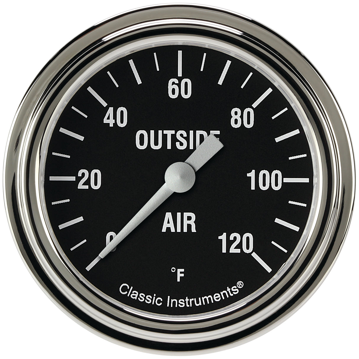 Classic Instruments Hot Rod 2-5/8" Outside Air Tempature Gauge - HR399SLF