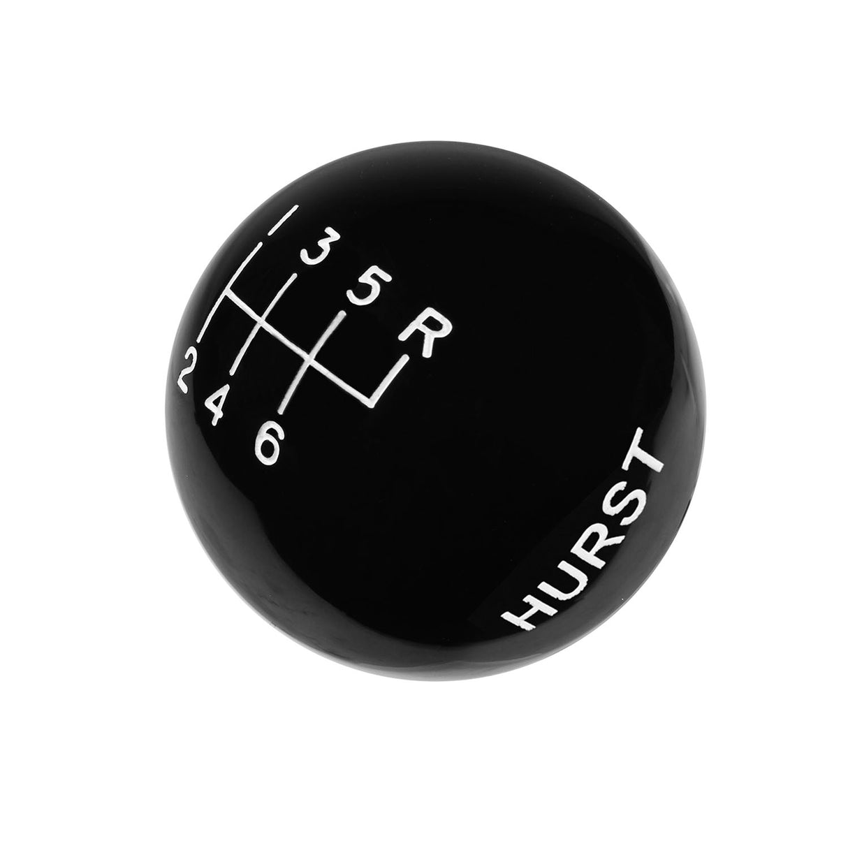 Hurst Shift Knob - Black 6-Speed - 3/8-16 Threads - 1631040