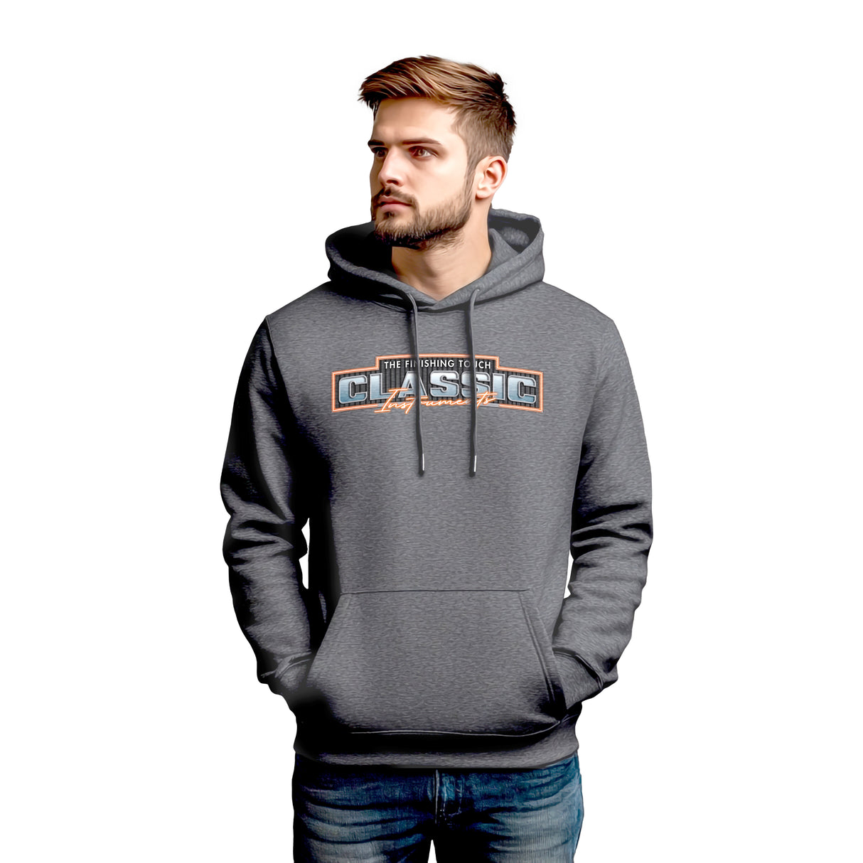 Classic Instruments HOODIE GREY C10 SIZE X-LARGE - CIAP-HDGC10XL