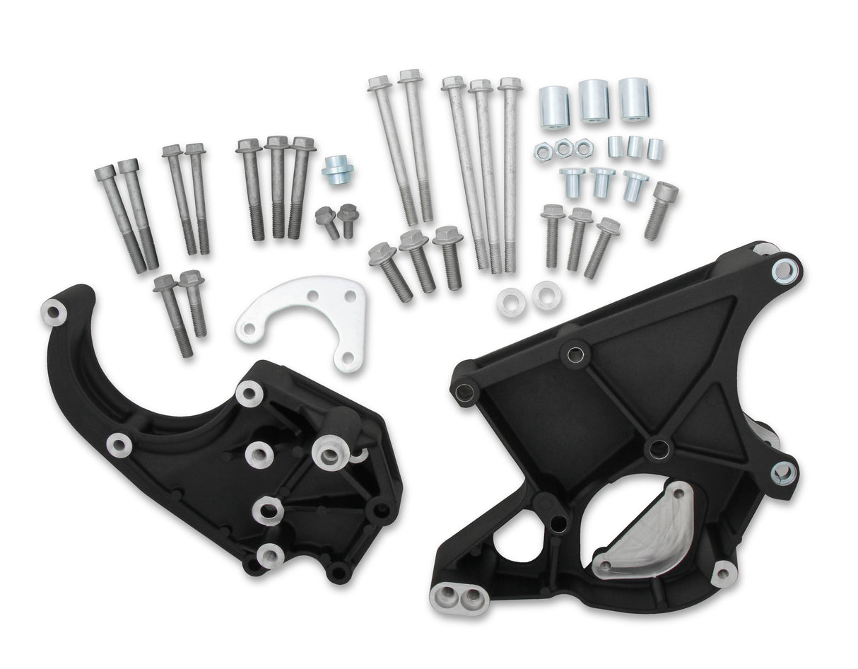 Holley 20-132BK LS/LT High-Mount Accessory Drive Bracket - Passenger's & Driver's Side Brackets Black