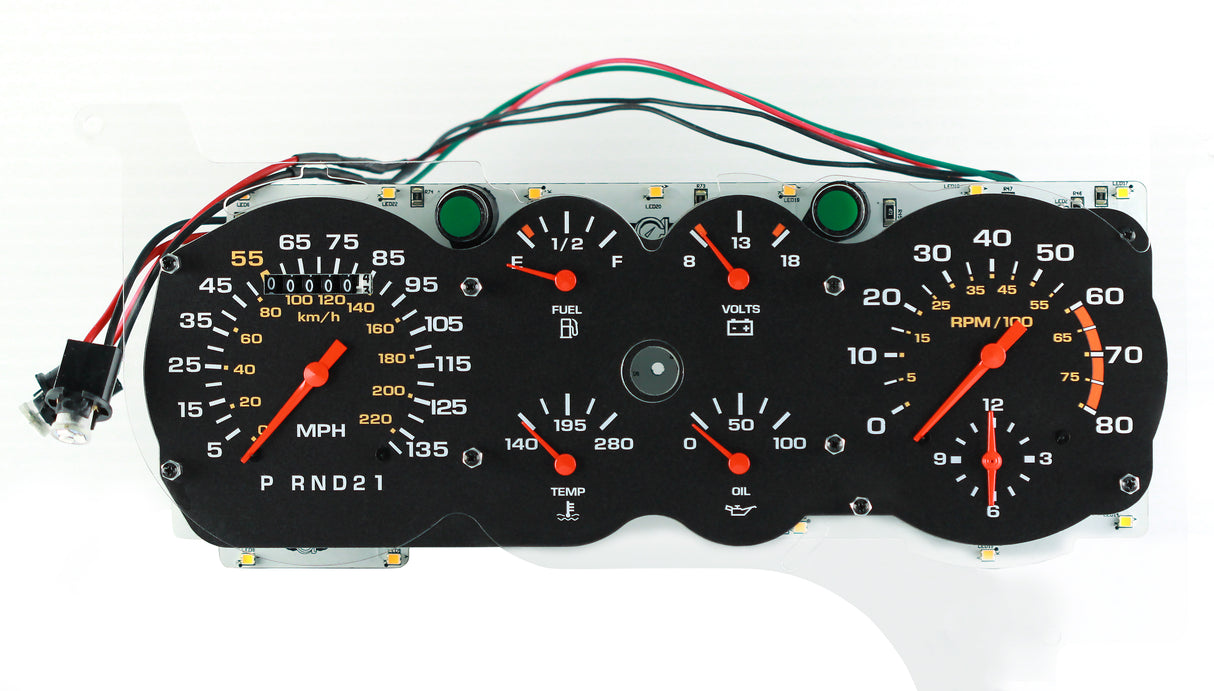 Classic Instruments Chevy G-Body Direct Fit Gauge Package without Overdrive Gear Indicator - CH78OE07