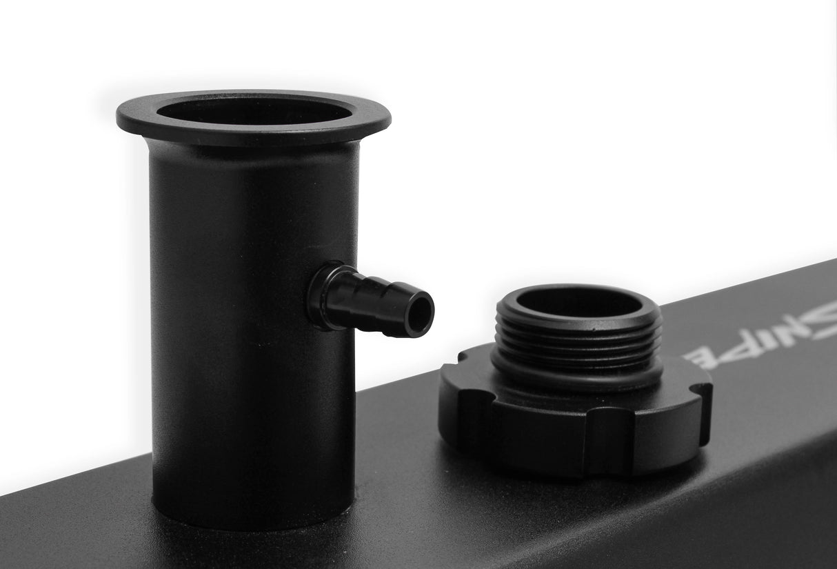 Holley 890013B Sniper Valve Cover - Fabricated Aluminum - Ford Small Block - Tall - Black