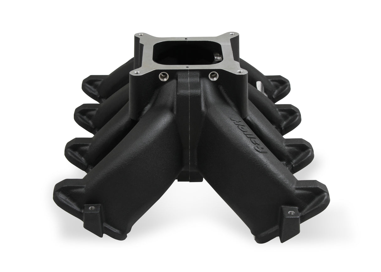 Holley 300-256BK Single Plane Split-Design Race Intake Manifold- GM LS1/LS2/LS6- Black