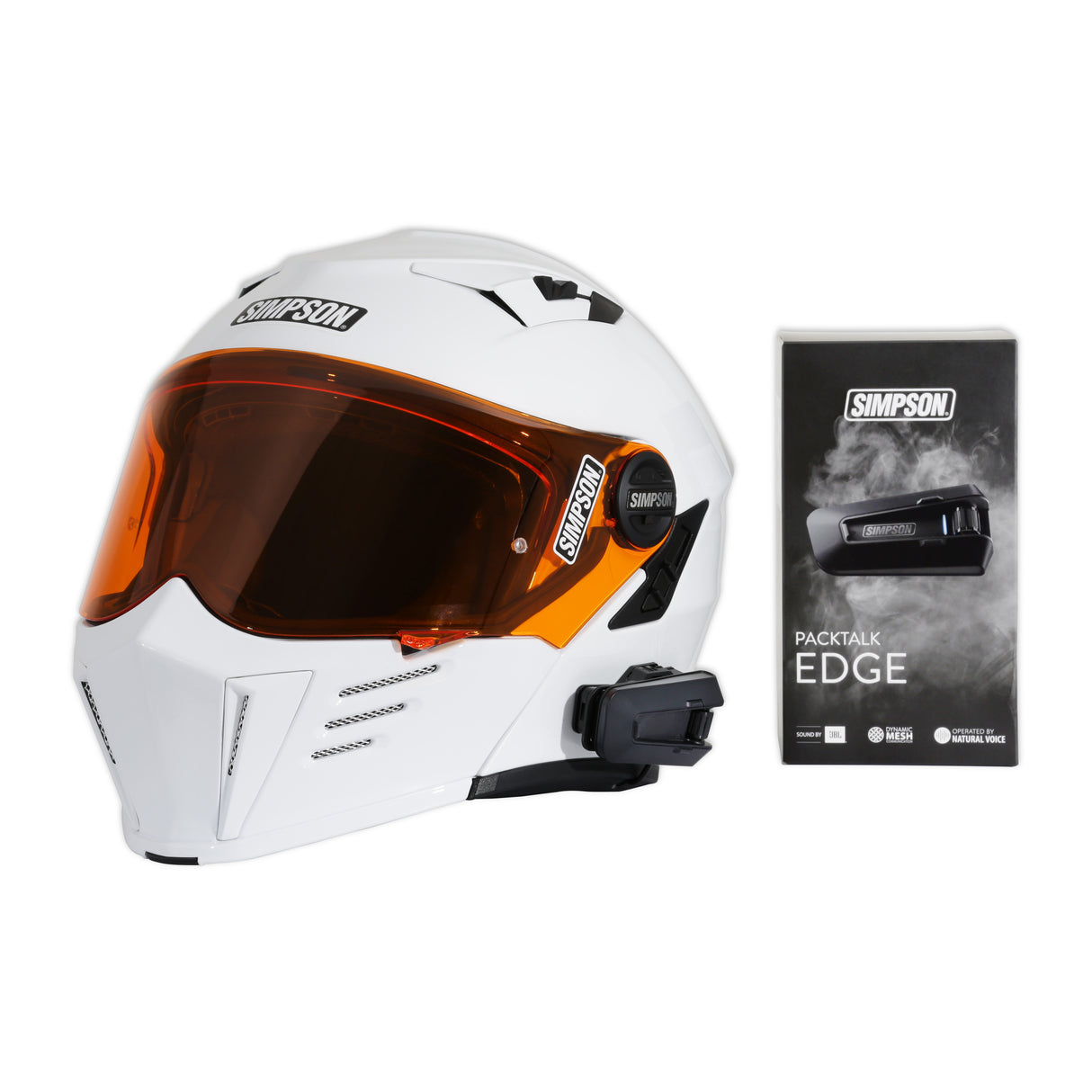 Simpson Motorcycle Cardo/Simpson Packtalk Edge Communication System - CSPT0001