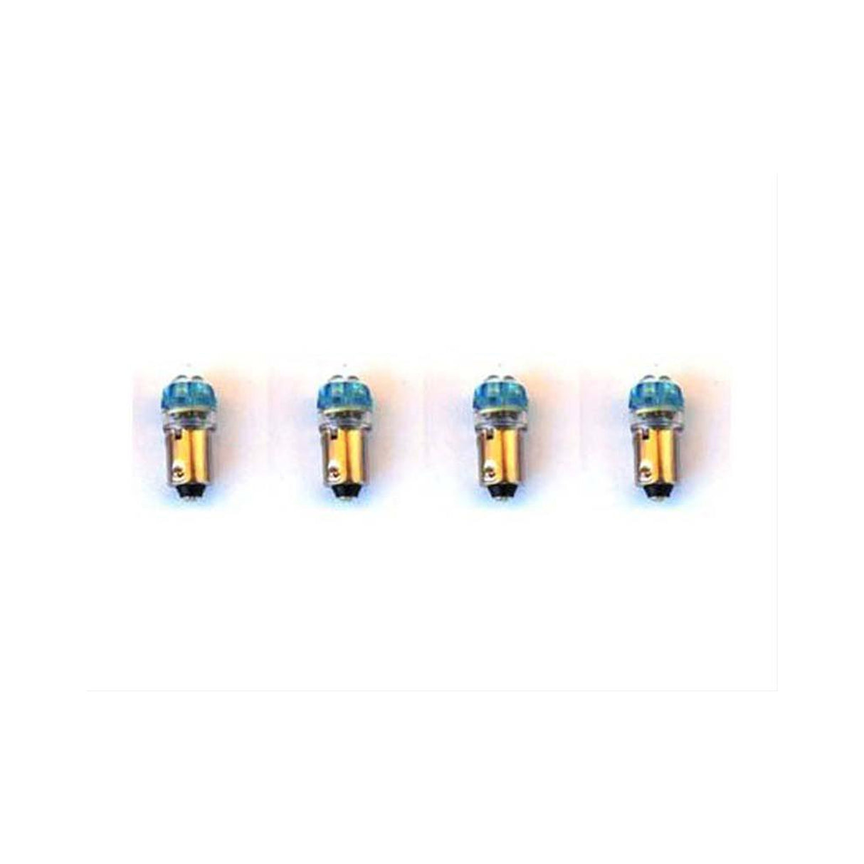 Scott Drake Instrument Panel LED Replacement Bulbs, Blue 1895, Set of 4 - SD-1895-BL