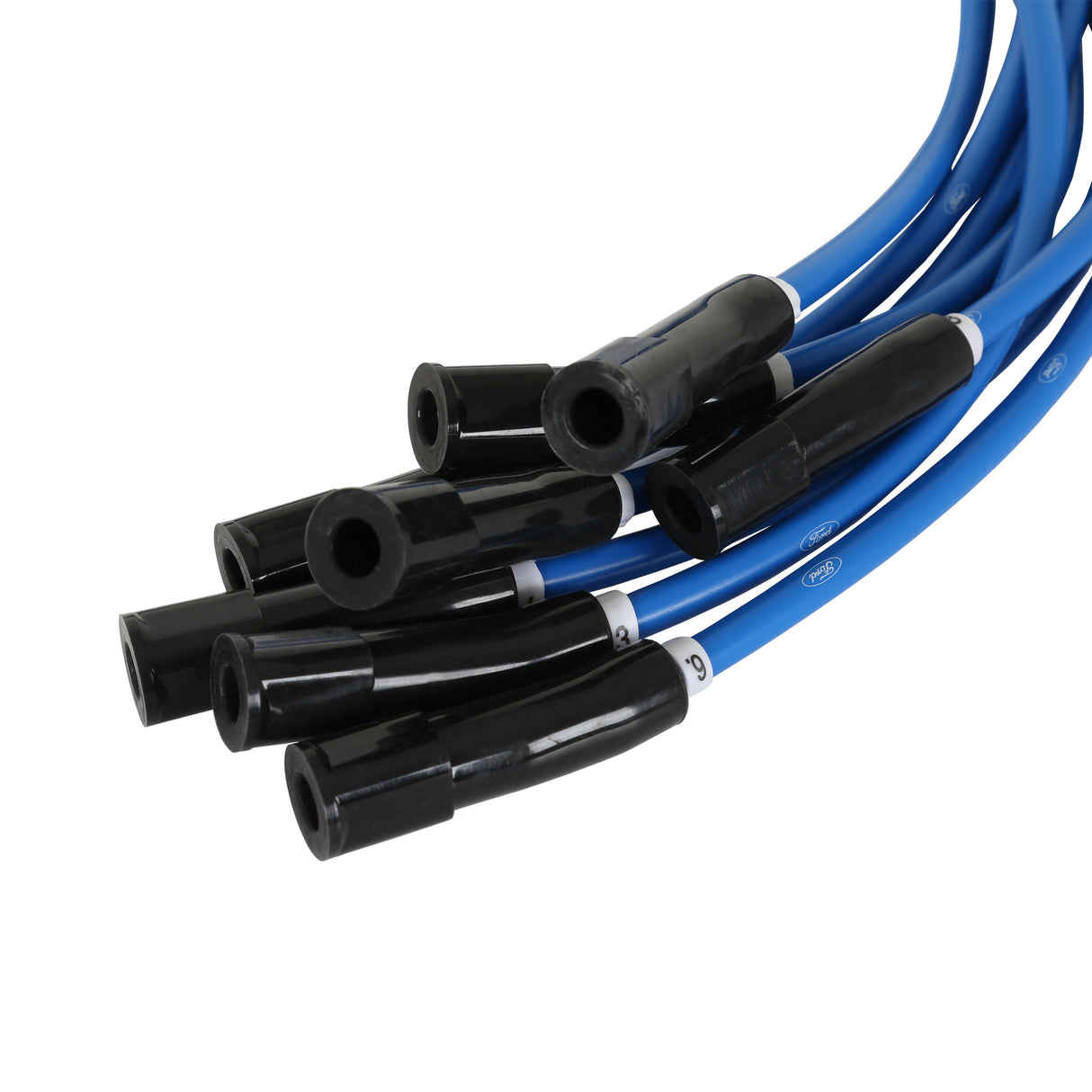 Scott Drake 8MM Blue Spark Plug Wires - C7OZ-12259-BL8