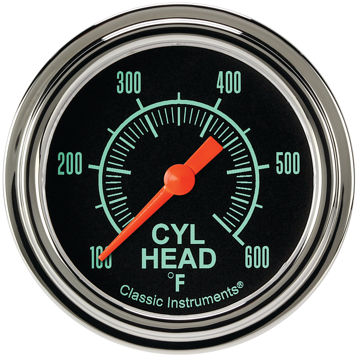 Classic Instruments G/Stock 2-5/8" Cylinder Head Tempature Gauge - GS397SLF