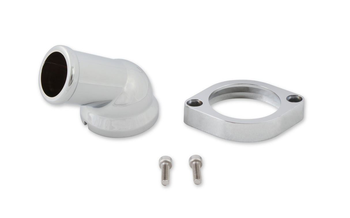 Mr Gasket Water Neck - Swivel - 30 Degree Angle - Chrome - 2670