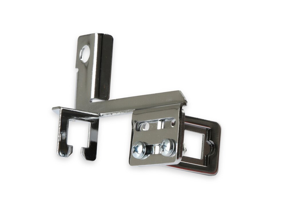 Mr Gasket Throttle And Transmission Kickdown Cable Bracket - Chrome - 6039