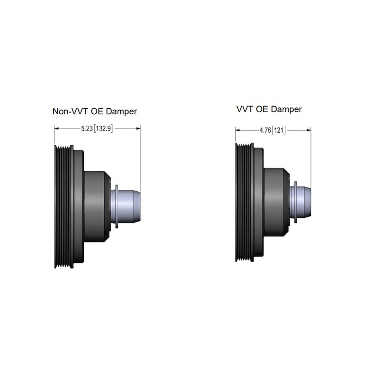 Holley 97-362 Replacement Damper - Non VVT