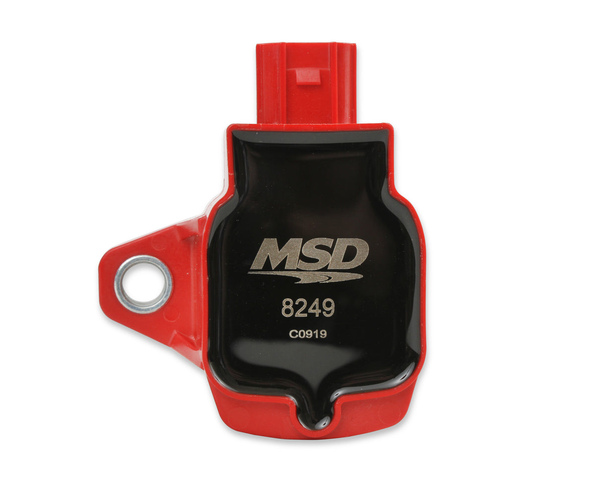 MSD Ignition Coil - Blaster Series - Honda 1.5L/2.0L/2.0L Turbo 4-cyl-Red-4-Pack - 82494