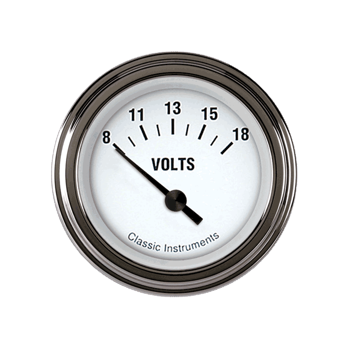 Classic Instruments WHITE HOT 2IN VOLT - WH30SLC