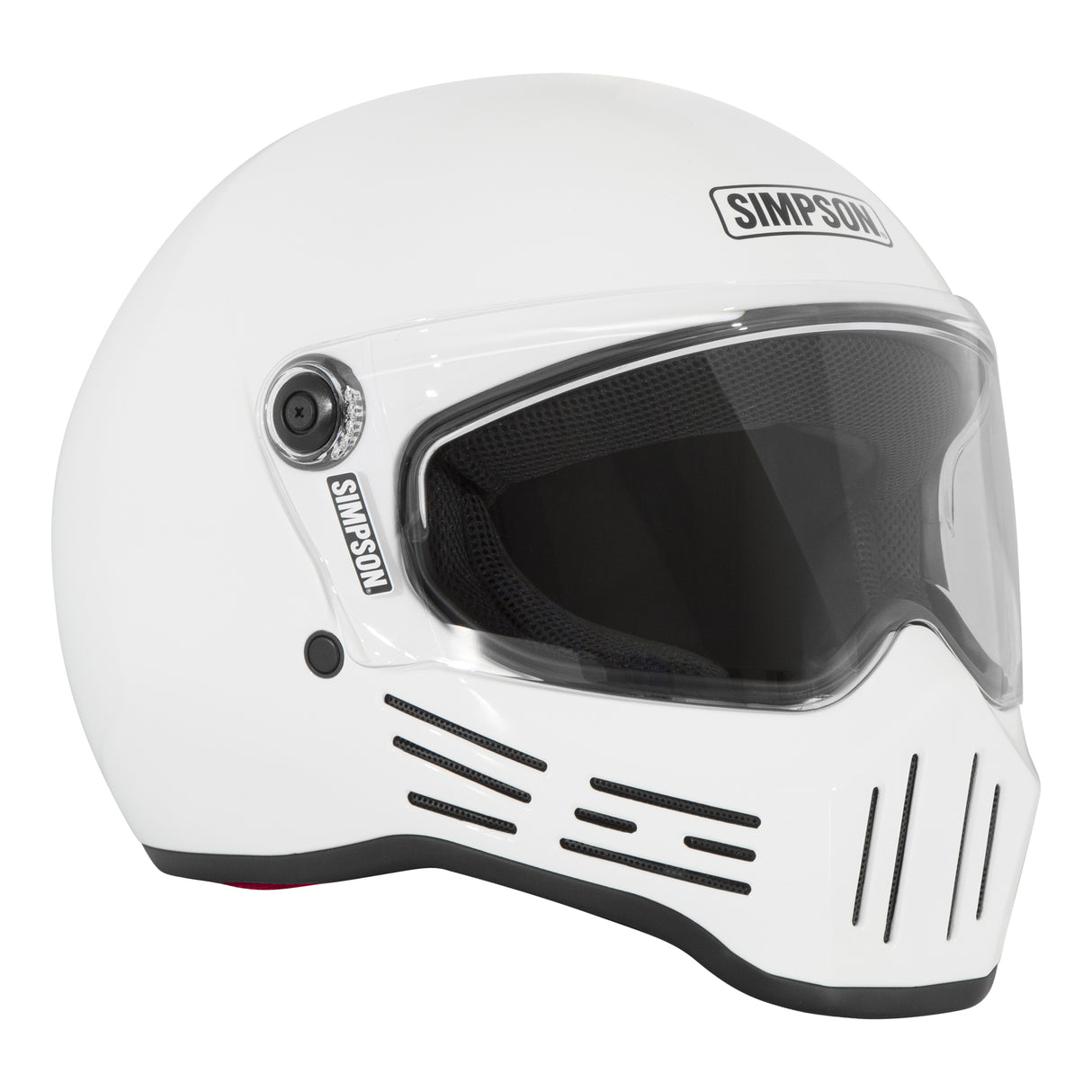Simpson Motorcycle M30 Bandit Helmet - White - Small - M301SM