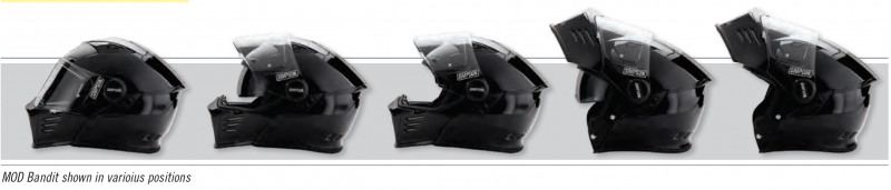 Simpson Motorcycle Mod Bandit Helmet - White 2X - M59XX1