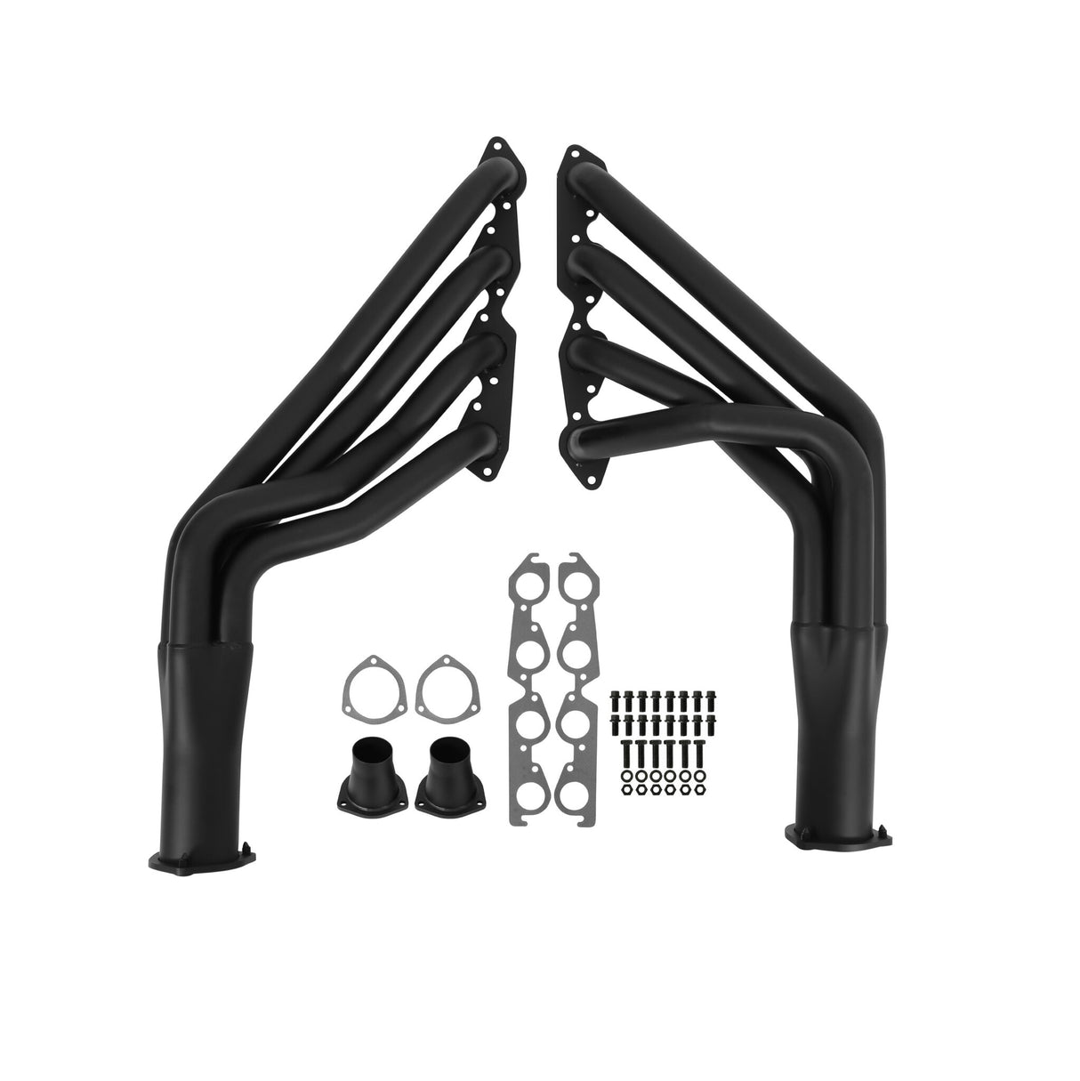 Flowtech Long Tube Header - Black Paint - 11132FLT