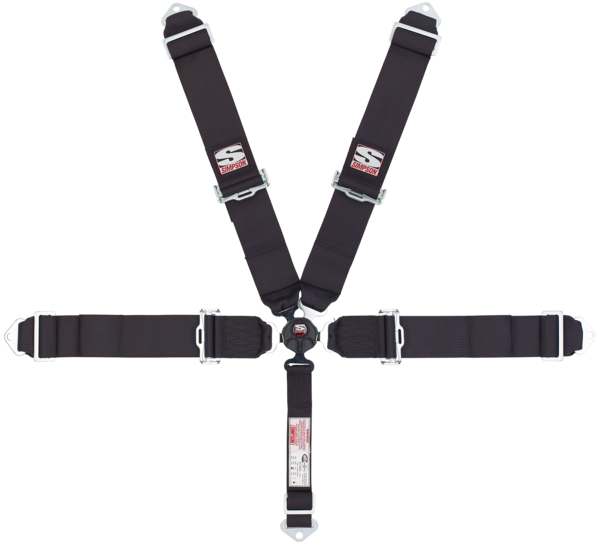 Simpson Racing 3" Camlock Harness - 29110BKHR1X