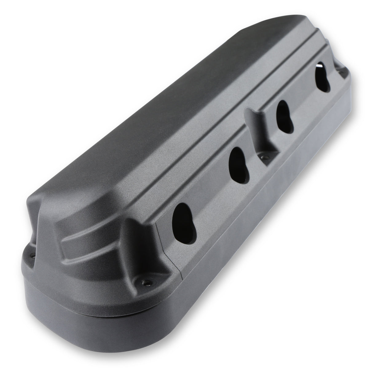 Holley 241-187 2-Piece Ford Style Valve Cover - Gen III/IV LS - Satin Black