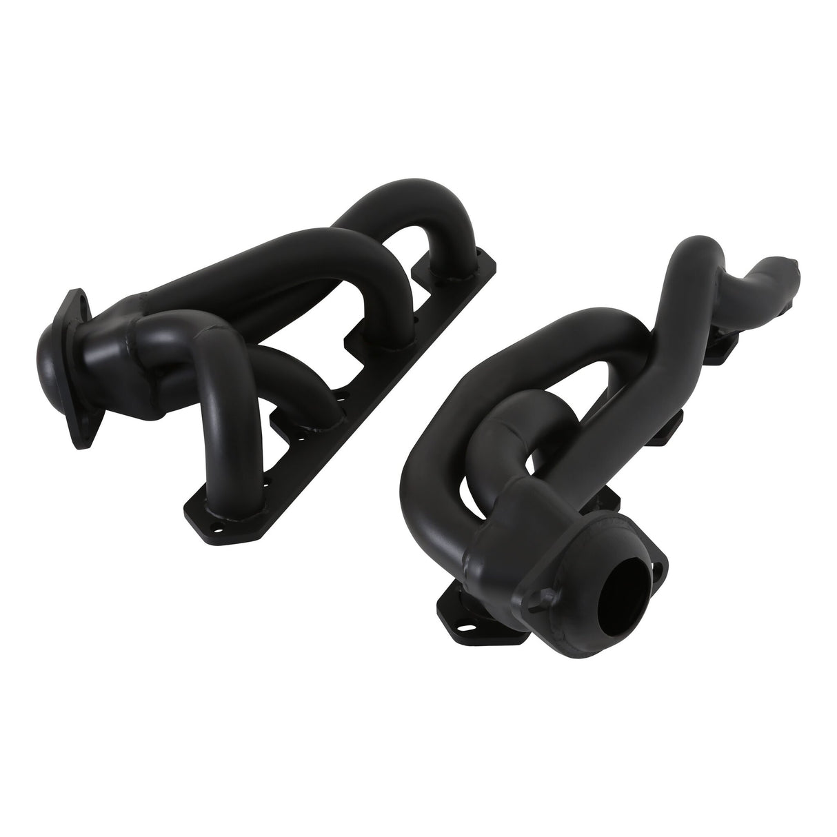 Flowtech Shorty Headers - Black Painted - 91668FLT