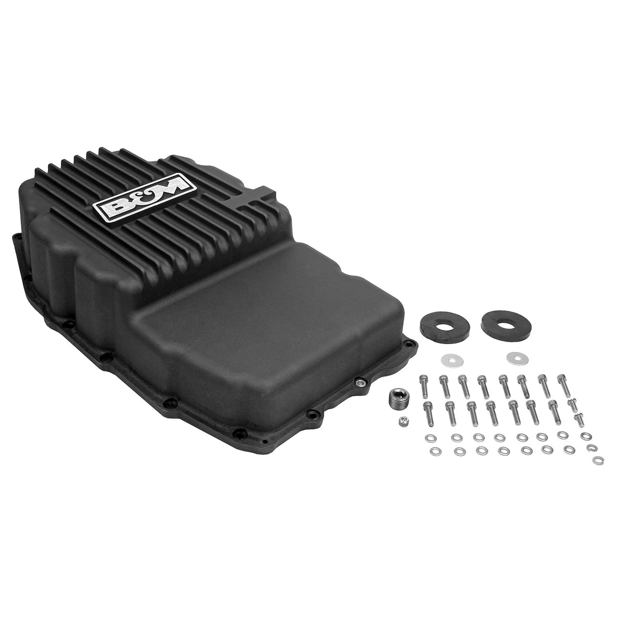 B&M HI-TEK DEEP TRANSMISSION PAN - Black - 71399