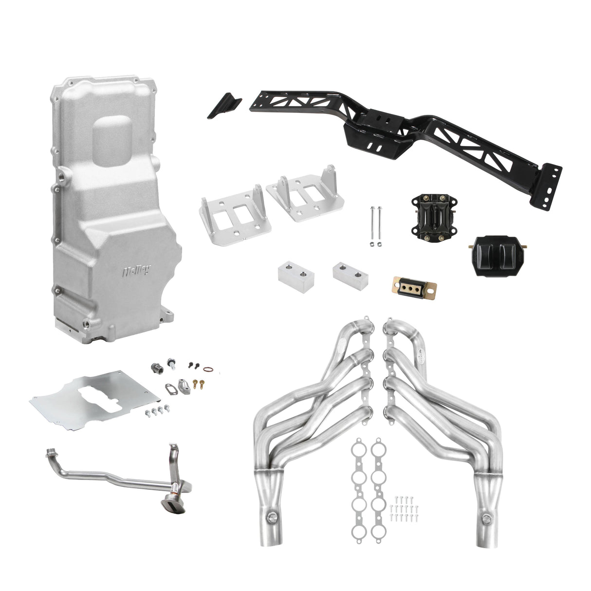 Holley GM 68-72 A-Body Level 3 LS Swap Essentials - Automatic and Manual - SE3-GMA-LSXF-AM