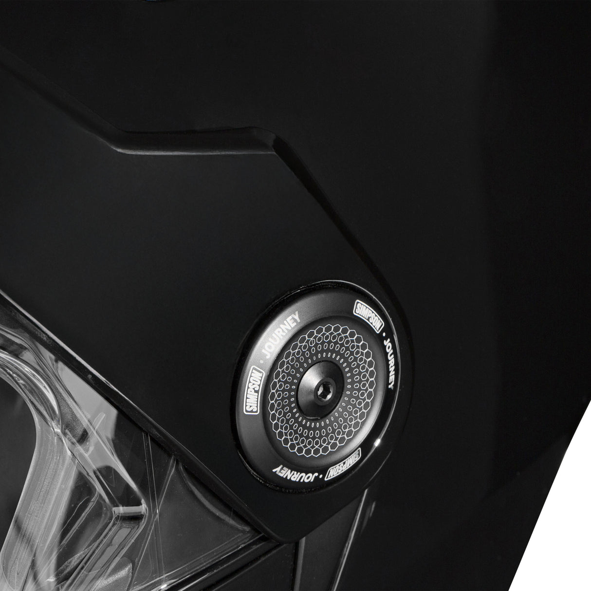 Simpson Motorcycle Journey Bandit Helmet - Black XS - JB2XS
