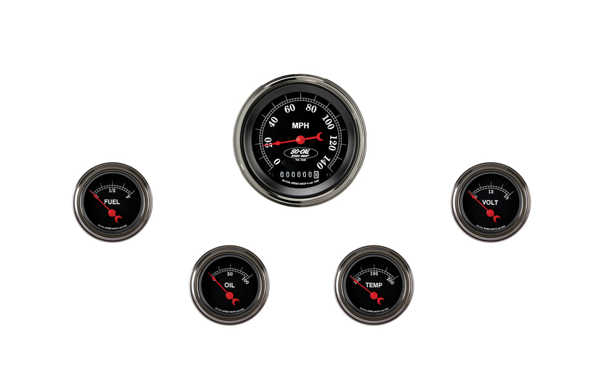 Classic Instruments SO-CAL SERIES 5 GAUGE SET - SC00SLC