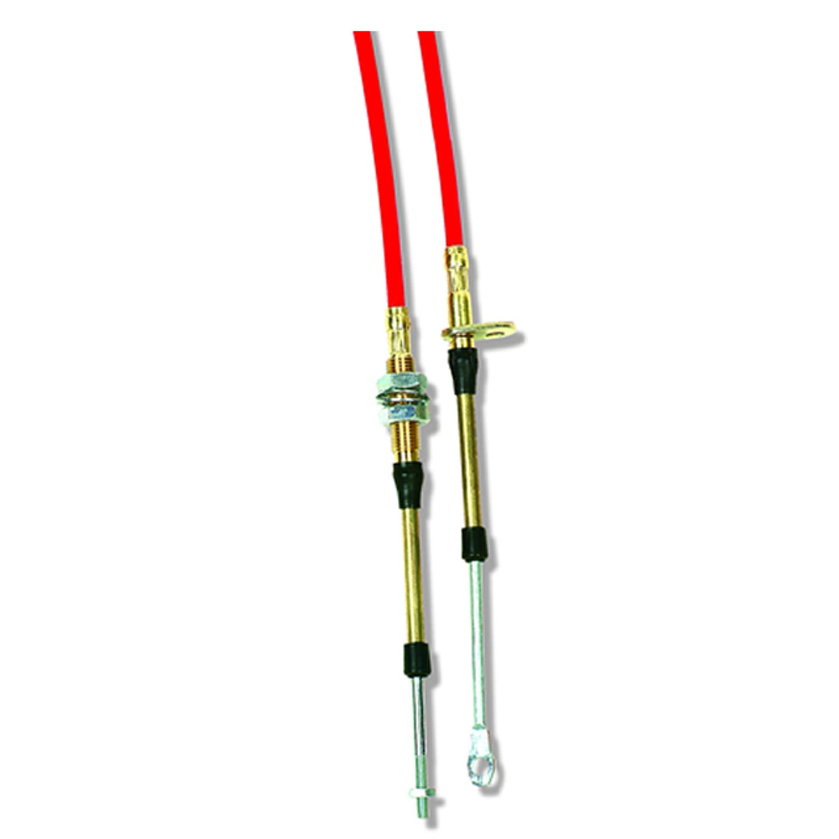 B&M Super Duty Race Shifter Cable - 4-Foot Length - Red - 80832