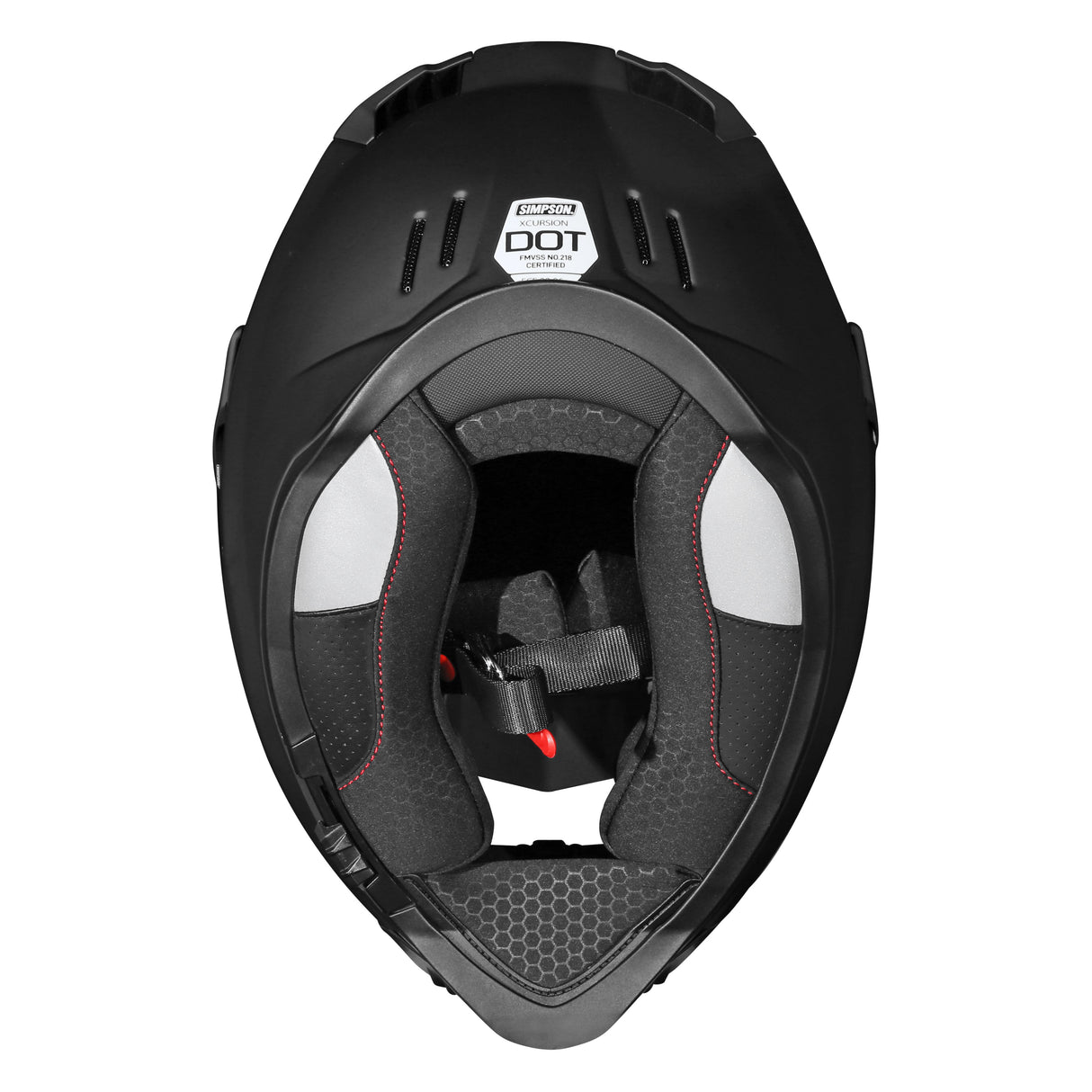 Simpson Motorcycle Xcursion Bandit Helmet - Matte Black - Medium - XB3MD
